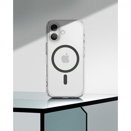 Spigen iPhone 17 -suojakuori Ultra Hybrid MagFit Clear Graphite
