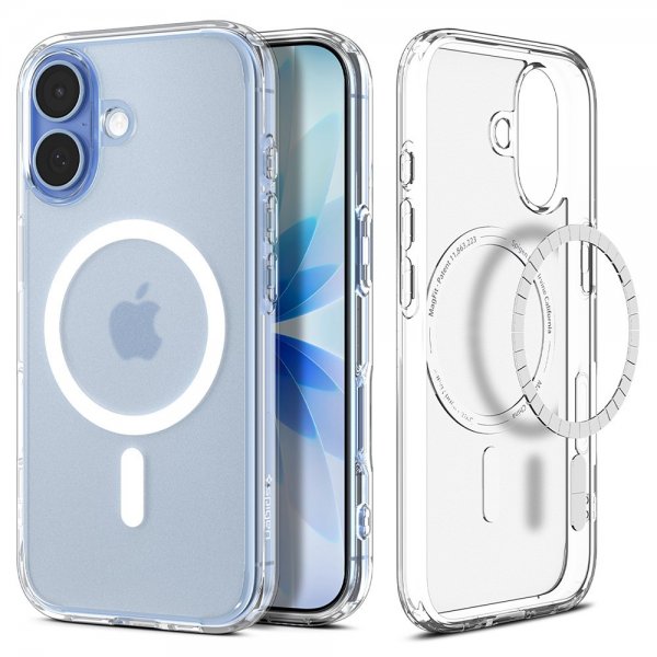 Spigen iPhone 17 -kuori Ultra Hybrid MagFit Frost White