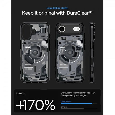 Spigen iPhone 17 -suojakuori, Ultra Hybrid Zero One MagFit, musta