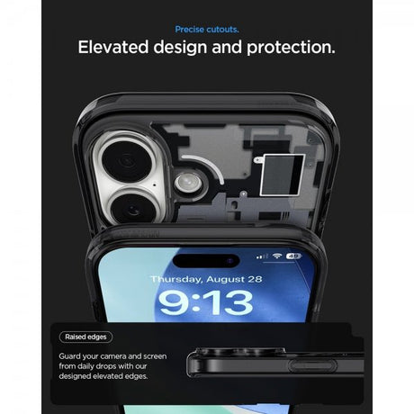 Spigen iPhone 17 -suojakuori, Ultra Hybrid Zero One MagFit, musta