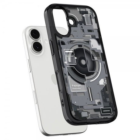 Spigen iPhone 17 -suojakuori, Ultra Hybrid Zero One MagFit, musta
