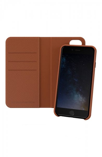 Richmond & Finch iPhone 6/6S/7/8/SE-suojakotelo, lompakko, irrotettava kuori, ruskea