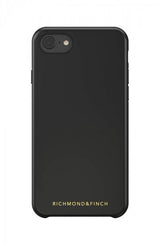 Richmond & Finch iPhone 6/6S/7/8/SE-suojakotelo, lompakko, irrotettava kuori, musta