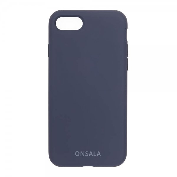 Onsala iPhone 6/6S/7/8/SE Kuori Silikoni Koboltinsininen
