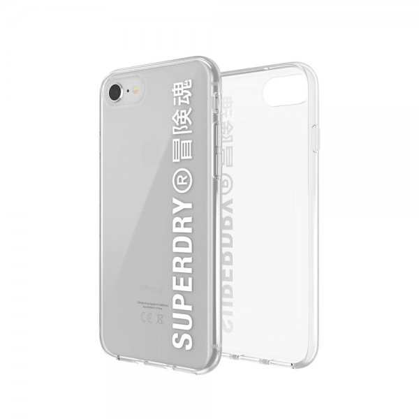 Superdry iPhone 6/6S/7/8/SE kuori Snap Case Clear