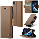 CaseMe iPhone 6/6S/7/8/SE suojakuori 023 Series Ruskea