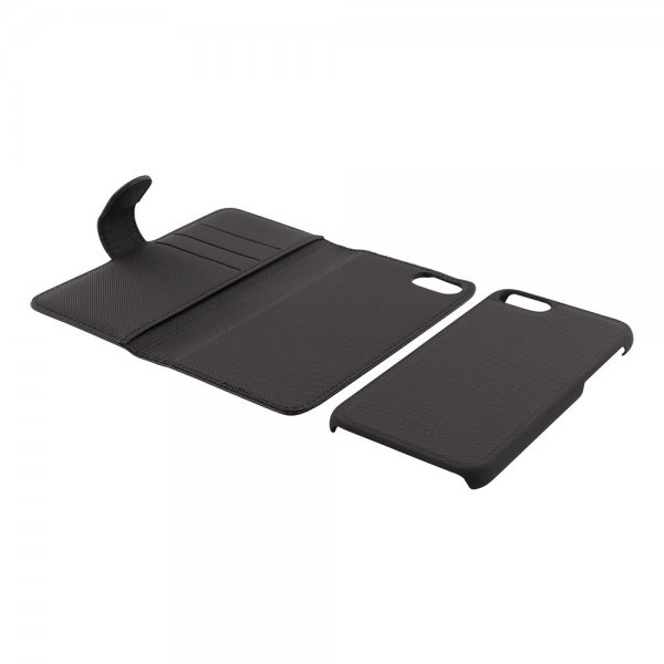 Deltaco iPhone 6/6S/7/8/SE Magneettinen irrotettava kuori, musta