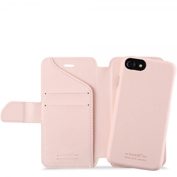 holdit iPhone 6/6S/7/8/SE suojakuori Stockholm irrotettava kuori, vaaleanpunainen