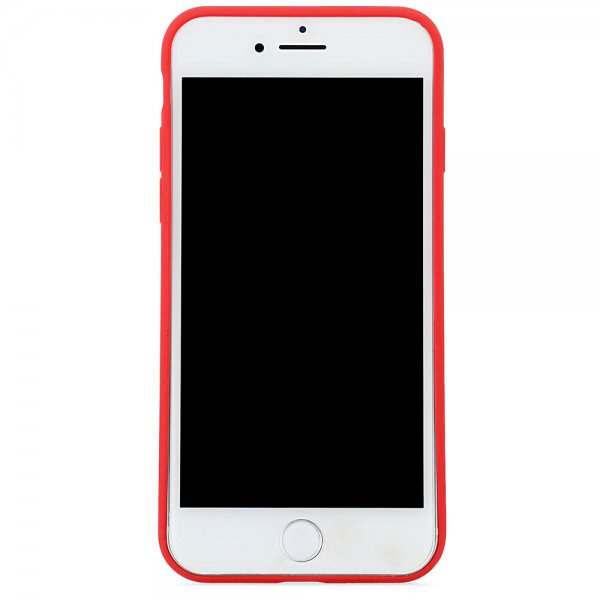 holdit iPhone 7/8/SE kuori silikoni Ruby Red
