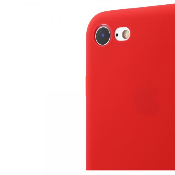 holdit iPhone 7/8/SE kuori silikoni Ruby Red