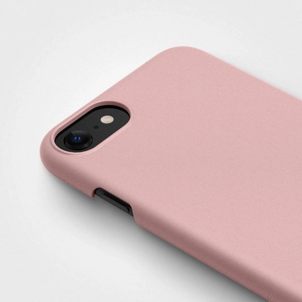agood company iPhone 6/6S/7/8/SE Kuori Kasvipohjainen Haalea Vaaleanpunainen