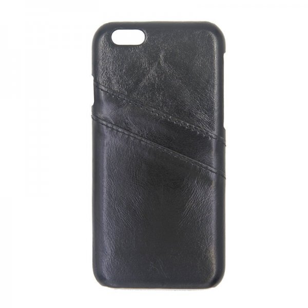 iPhone 6/6S Kuoret Korttipaikka Ulkopuolella Musta