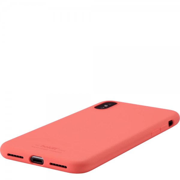 holdit iPhone X/Xs Silikonikuori Koralli