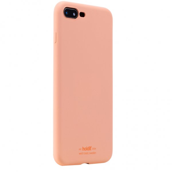 holdit iPhone 7 Plus/iPhone 8 Plus -silikonikuori, Pink Peach