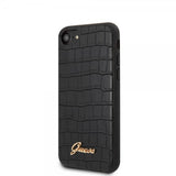 Guess iPhone 7/8/SE Suojakuori Croco Musta
