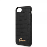 Guess iPhone 7/8/SE Suojakuori Croco Musta