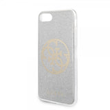 Guess iPhone 7/8/SE Kuori Glitter Circle Silver
