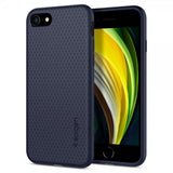 Spigen iPhone 7/8/SE kuori Liquid Air Midnight Blue