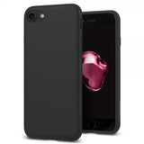 Spigen iPhone 7/8/SE kuori Liquid Crystal Matte Black