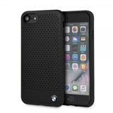 BMW iPhone 7/8/SE Kuori Logo Rei'itetty Musta
