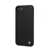 BMW iPhone 7/8/SE Kuori Logo Rei'itetty Musta