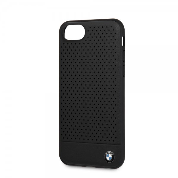 BMW iPhone 7/8/SE Kuori Logo Rei'itetty Musta
