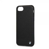 BMW iPhone 7/8/SE Kuori Logo Rei'itetty Musta