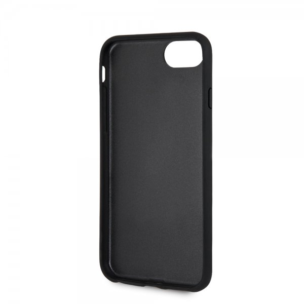 BMW iPhone 7/8/SE Kuori Logo Rei'itetty Musta