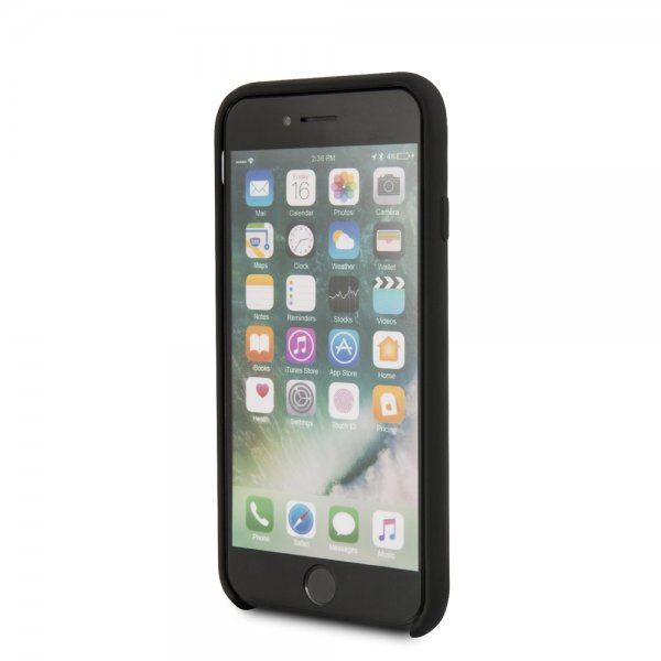 BMW iPhone 7/8/SE Kuori logolla Musta