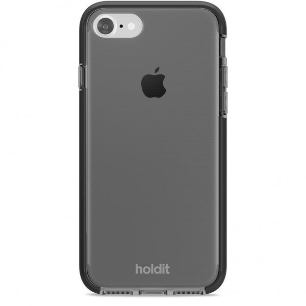 holdit iPhone 7/8/SE Seethru musta kuori