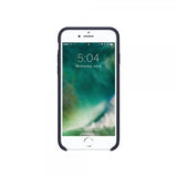 Xqisit iPhone 7/8/SE kuori, silikonikotelo, Midnight Blue