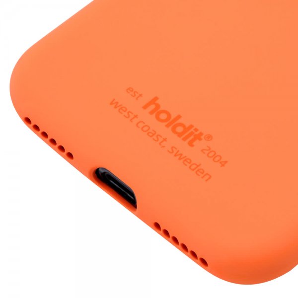 holdit iPhone 7/8/SE kuori silikoni oranssi