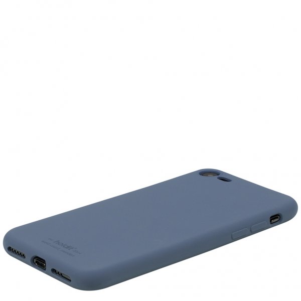 holdit iPhone 7/8/SE kuori silikoni Pacific Blue