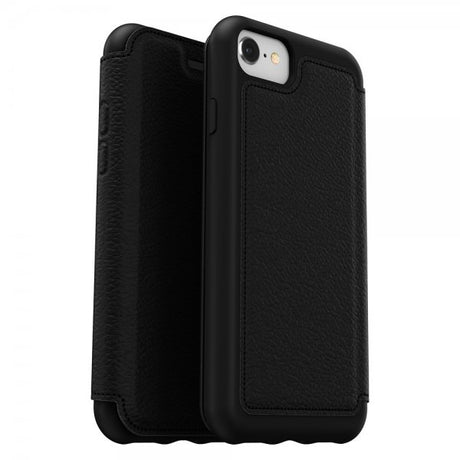 Otterbox iPhone 7/8/SE Suojakotelo Strada Folio Shadow Black