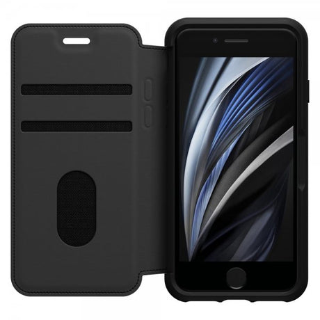 Otterbox iPhone 7/8/SE Suojakotelo Strada Folio Shadow Black
