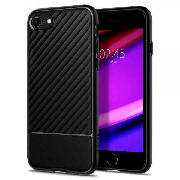Spigen iPhone 7/8/SE kuori Core Armor Matte Black