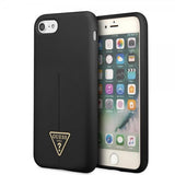 Guess iPhone 7/8/SE Kuori Metal Triangle Musta
