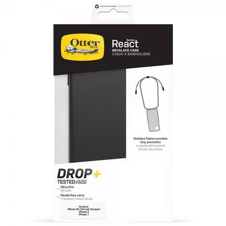 Otterbox iPhone 7/8/SE Suojakuori React Necklace Musta
