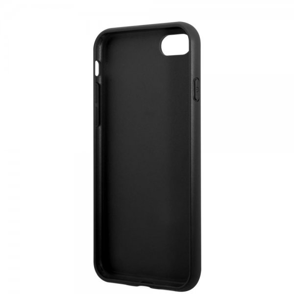 Guess iPhone 7/8/SE Kuori Saffiano Double Cardslot Musta