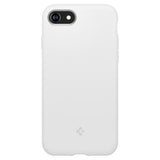 Spigen iPhone 7/8/SE kuori, Silicone Fit, valkoinen
