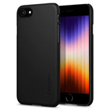 Spigen iPhone 7/8/SE kuori Thin Fit musta