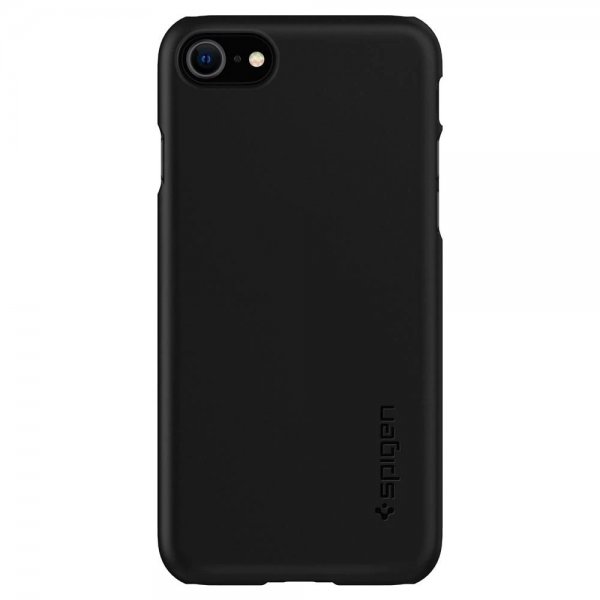 Spigen iPhone 7/8/SE kuori Thin Fit musta