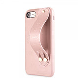 Guess iPhone 7/8/SE Kuori Saffiano Strap Case Ruusukulta