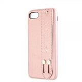 Guess iPhone 7/8/SE Kuori Saffiano Strap Case Ruusukulta