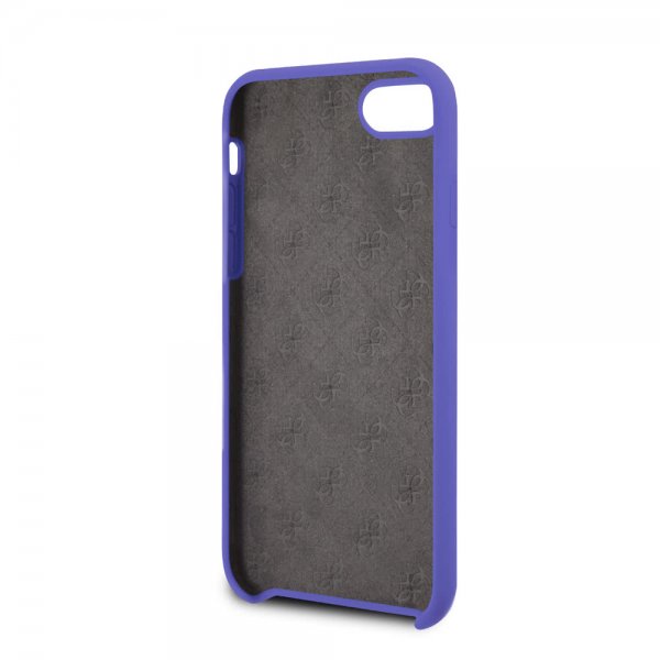 Guess iPhone 7/8/SE Kuori Silicone Logo Lila