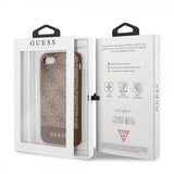 Guess iPhone 7/8/SE Kuori Stripe Cover Ruskea