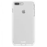 holdit iPhone 7 Plus/iPhone 8 Plus -suojakuori, läpinäkyvä valkoinen