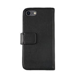 Rvelon iPhone 7/8/SE Suojakotelo, aitoa nahkaa, musta