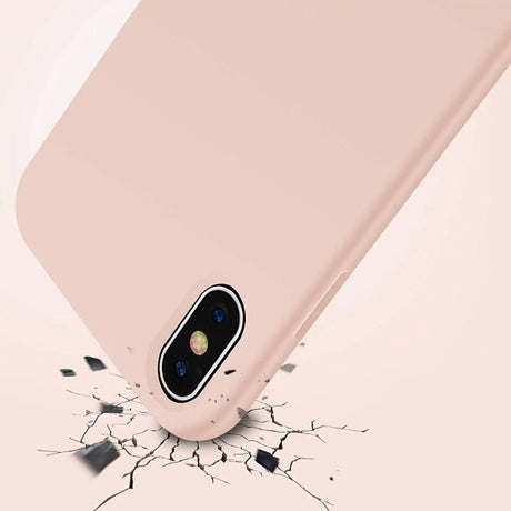 Rvelon iPhone 7/8/SE-suojakuori silikonia, beige