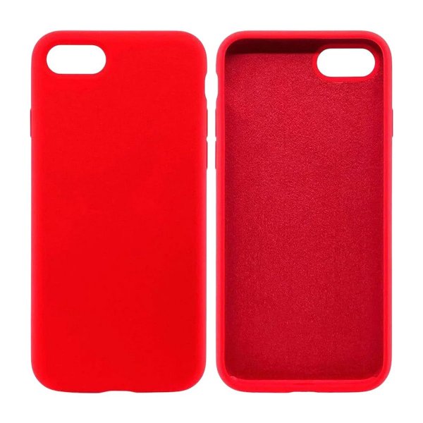 Rvelon iPhone 7/8/SE Suojakuori Silikoni Punainen